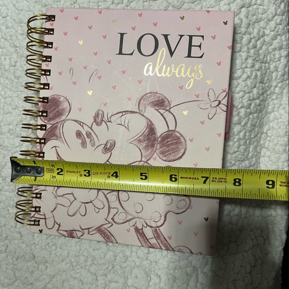 Disney MickeyMinnieMouse Grid Spiral Notebook Hardcover NEW+Disney Post It Notes - Picture 13 of 16